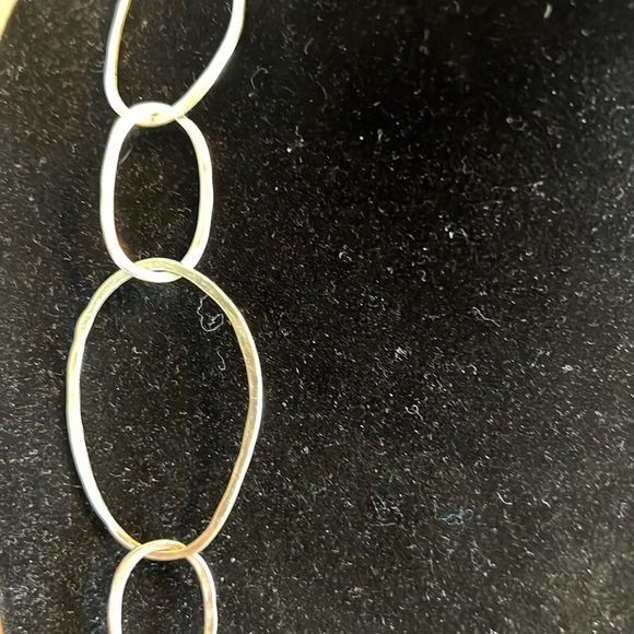 Silpada long silver oval necklace - Picture 4 of 4